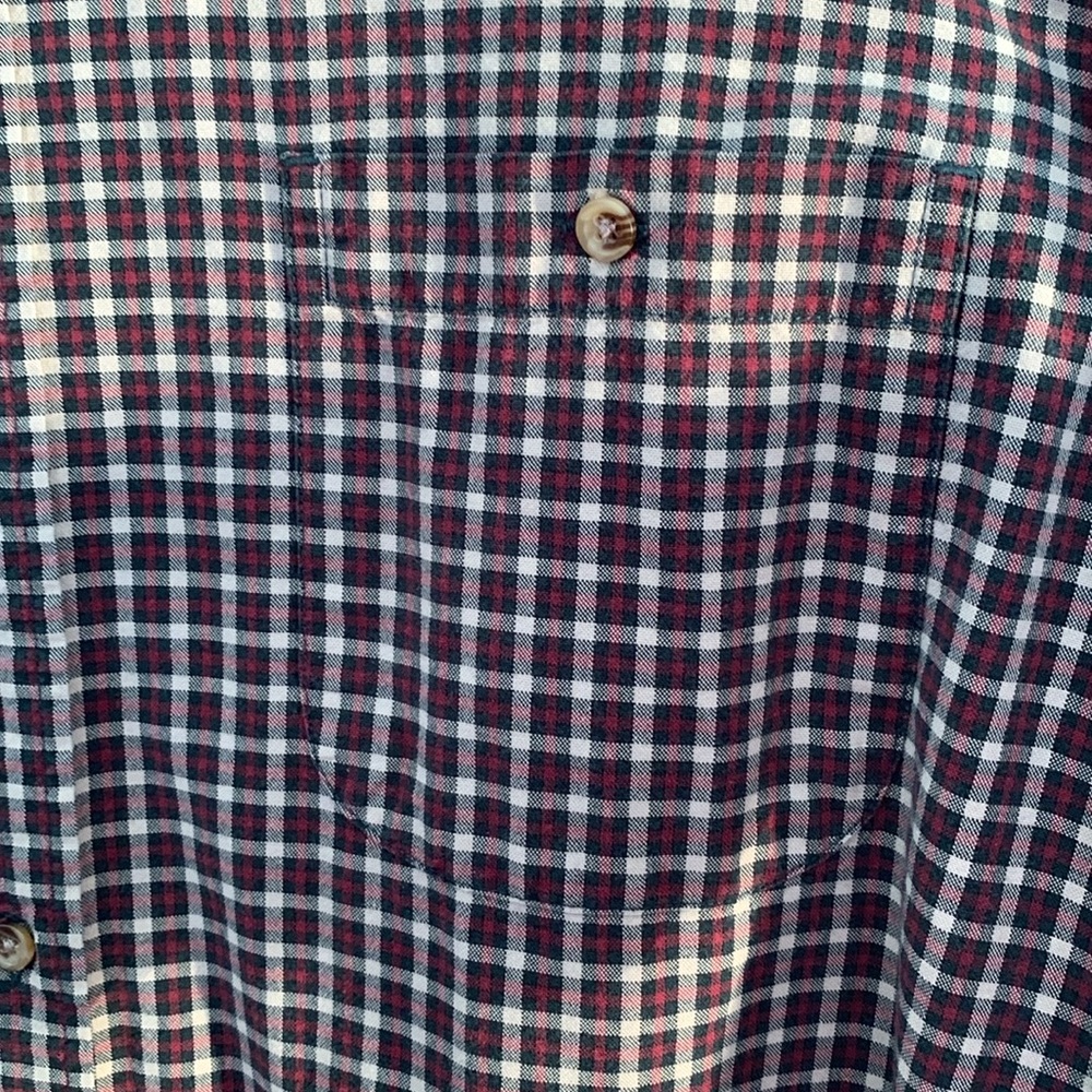 R&R Jean Co. XL Red & Black Plaid Button-Down Shirt EUC - Picture 3 of 6